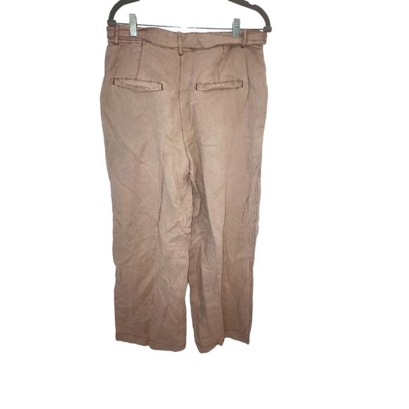 New Free‎ People Wide Leg Linen Blend Pants 10 - Picture 6 of 6